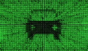 Car Symbol With Binary Code