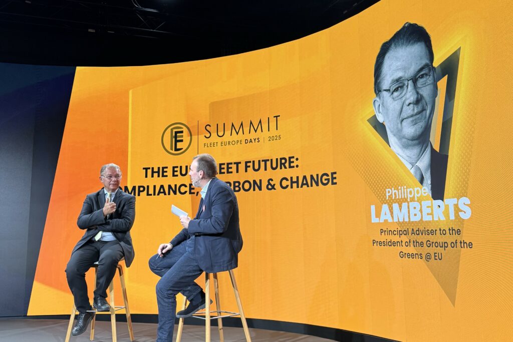 Philippeambers im Gespräch mit Melchir Wathelet bei den Fleet Europe Days 2025