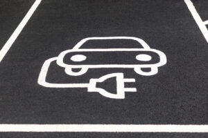Electric Vehicle Charging Station Parking Symbol
