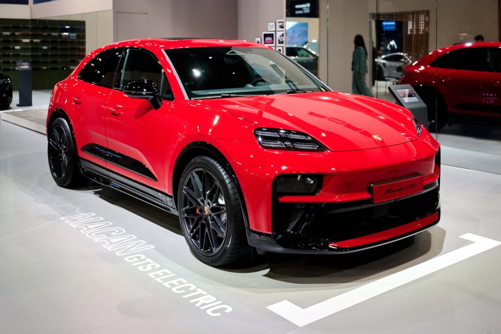 Porsche Macan GTS auf dem Brüsseler Autosalon.
